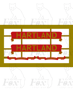 34101RB  HARTLAND (includes backing plates)