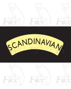 Headboard (Pre-war LNER) - SCANDINAVIAN