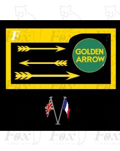 GOLDEN ARROW headboard set for REBUILT BULLEIDS and BRITANNIAS