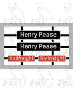 20165 Henry Pease (with red Railfreight plaques)