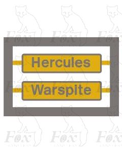 50007 Hercules - 50014 Warspite