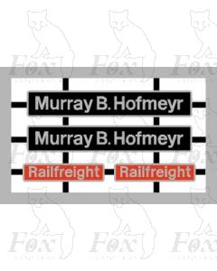 20137 Murray B Hofmeyr (with red Railfreight plaques)