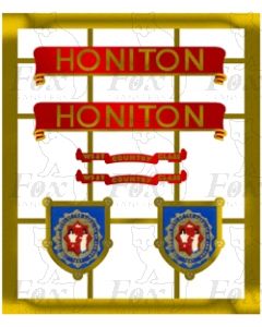 34034RB  HONITON (includes backing plates)