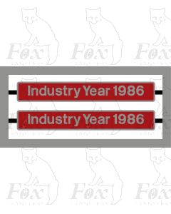 47639 Industry Year 1986
