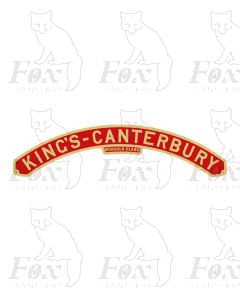933  KINGS-CANTERBURY