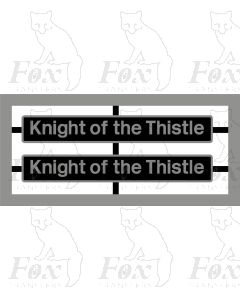 87014 Knight of the Thistle