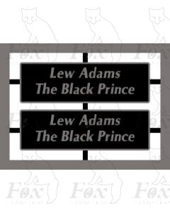 87022 Lew Adams The Black Prince