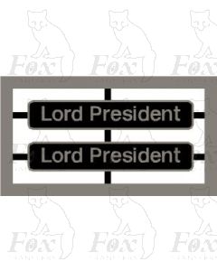 87028 Lord President