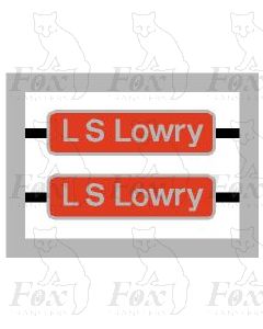 86239 L S Lowry
