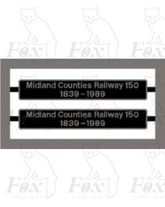 97561 Midland Counties Railway 150 1839-1989