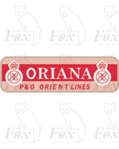 Headboard (ornate) - ORIANA - P&O ORIENT LINES