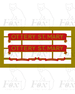 34045RB  OTTERY ST MARY (includes backing plates)