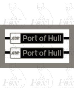 56087 Port of Hull, plaques