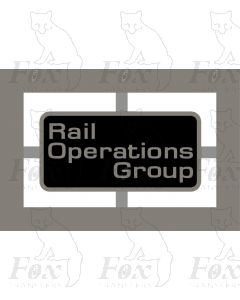 Rail Operations Group Headboard