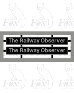 37890 The Railway Observer