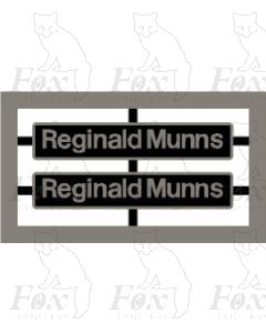 60092 Reginald Munns