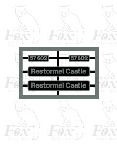 57602 Restormel Castle (including cabside numbers)