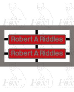 86102 Robert A Riddles