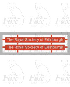 47578 The Royal Society of Edinburgh