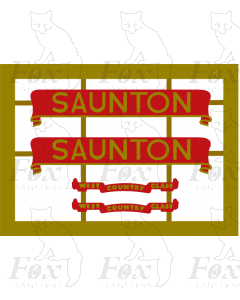 34093RB  SAUNTON (includes backing plates)
