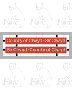 86248 Sir Clwyd/County of Clwyd