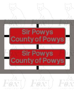 37431 Sir Powys/County of Powys