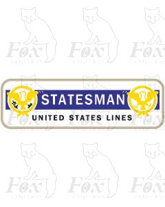 Headboard (ornate) - STATESMAN-UNITED STATES LINES 
