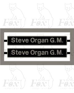 D5627 Steve Organ G.M.