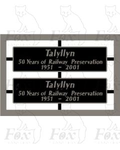 86258 Talyllyn : 50 Years of Railway Preservation 1951-2001