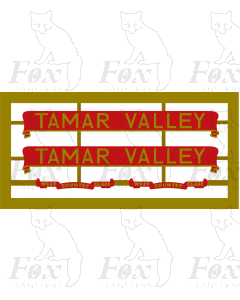 34024RB  TAMAR VALLEY (includes backing plates)