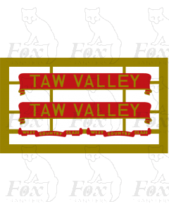 34027RB  TAW VALLEY (includes backing plates - NO SHIELD)