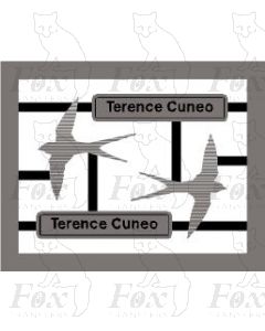 91011 Terence Cuneo (with swallows) (alloy/black)