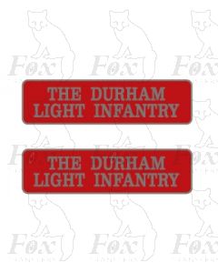 55017 THE DURHAM LIGHT INFANTRY (with crests)