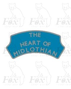 Headboard (plain) - THE HEART OF MIDLOTHIAN - mid blue