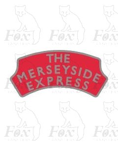 Headboard (plain) - THE MERSEYSIDE EXPRESS - red