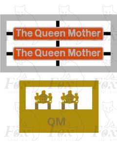 47541 The Queen Mother with crests