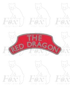 Headboard (plain) - THE RED DRAGON - red