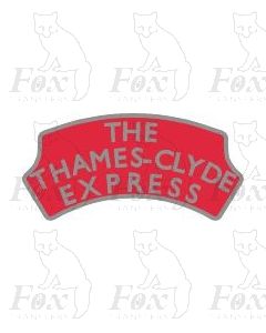 Headboard (plain) - THE THAMES-CLYDE EXPRESS - red