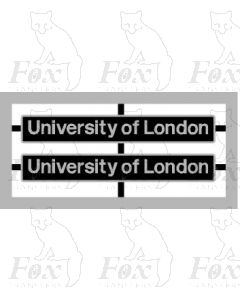 86634 University of London