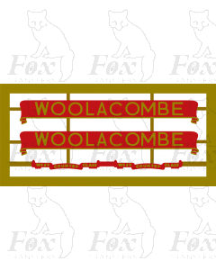 34044RB  WOOLACOMBE (includes backing plates)